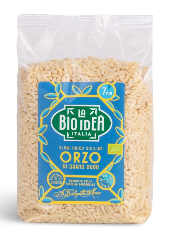 MAKARON (SEMOLINOWY) ORZO BIO 400 g - LA BIO IDEA (2 szt.)