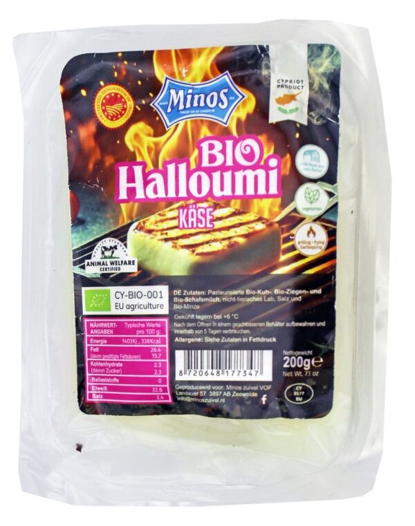 SER HALLOUMI BIO 200 g - MINOS (1 szt.)
