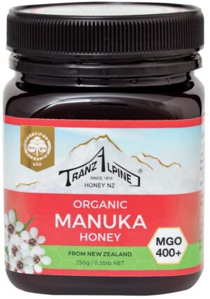 MIÓD MANUKA MGO 400+ BIO 250 g - TRANZALPINE (1 szt.)