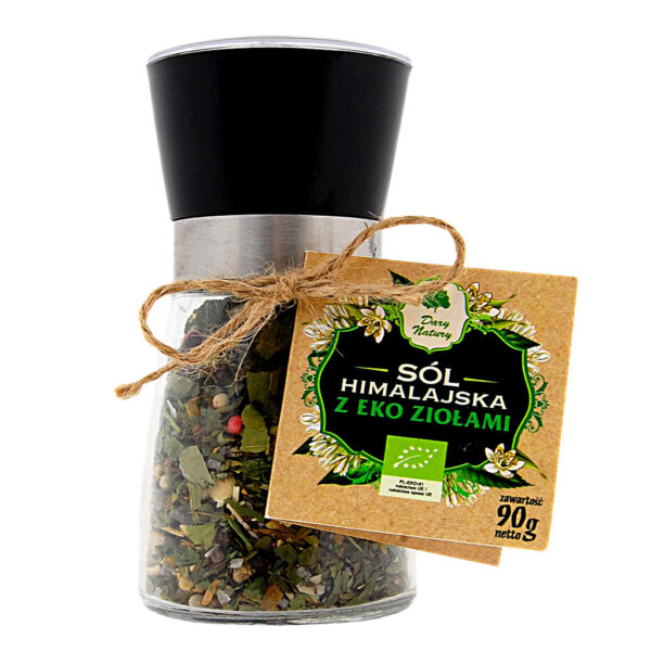 SÓL HIMALAJSKA W MŁYNKU Z BIO ZIOŁAMI  90 g - DARY NATURY (1 szt.)
