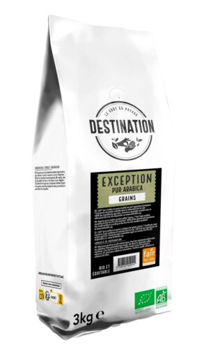 KAWA ZIARNISTA ARABICA 100 % EXCEPTION FAIR FOR LIFE BIO 3 kg - HORECA (DESTINATION) (1 szt.)