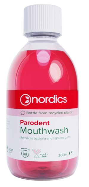 PŁYN DO PŁUKANIA JAMY USTNEJ PARODENT 300 ml - NORDICS (3 szt.)