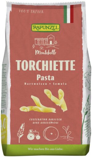 MAKARON (SEMOLINOWY) TORCHIETTE BIO 500 g - RAPUNZEL (1 szt.)