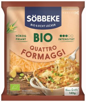 MIX CZTERECH TARTYCH SERÓW BIO 140 g - SOBBEKE (2 szt.)