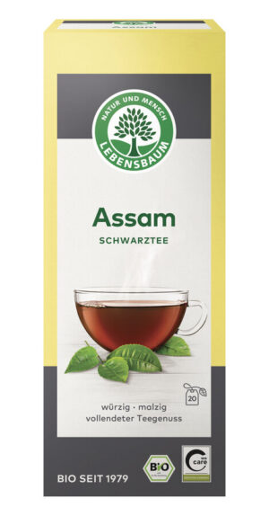 HERBATA CZARNA ASSAM BIO (20 x 2 g) 40 g - LEBENSBAUM (3 szt.)