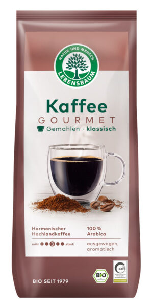 KAWA MIELONA ARABICA 100 % KLASYCZNA BIO 500 g - LEBENSBAUM (1 szt.)