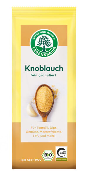 CZOSNEK GRANULOWANY BIO 70 g - LEBENSBAUM (2 szt.)
