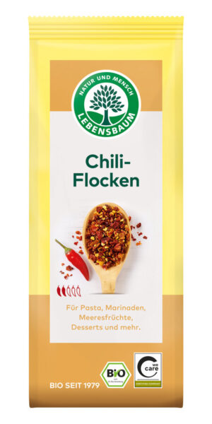 CHILI PŁATKI BIO 45 g - LEBENSBAUM (3 szt.)