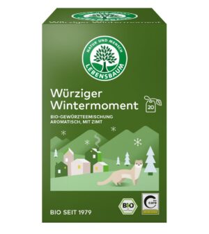 HERBATKA PIKANTNY ZIMOWY MOMENT BIO (20 x 2 g) 40 g - LEBENSBAUM (PRODUKT SEZONOWY) (2 szt.)