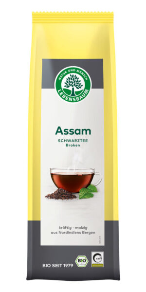 HERBATA CZARNA LIŚCIASTA ASSAM BIO 100 g - LEBENSBAUM (2 szt.)