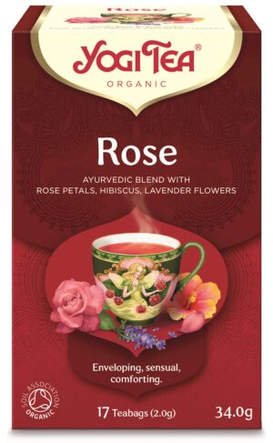 HERBATKA TAO ROSE BIO (17 x 2 g) 34 g - YOGI (3 szt.)