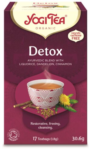 HERBATKA DETOX BIO (17 x 1,8 g) 30,6 g - YOGI TEA (3 szt.)