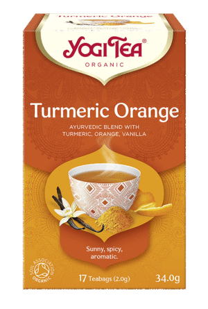 HERBATKA KURKUMA POMARAŃCZA (TURMERIC ORANGE) BIO (17 x 2 g) 34 g - YOGI TEA (3 szt.)