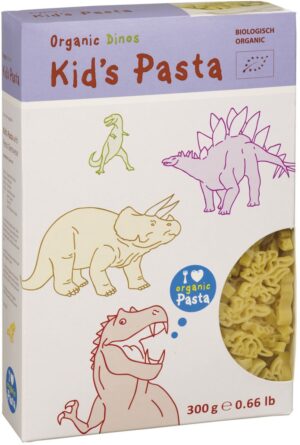 MAKARON (SEMOLINOWY) DLA DZIECI DINOZAURY BIO 300 g - ALB-GOLD (KID'S PASTA) (4 szt.)