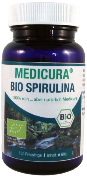 SPIRULINA BIO (400 mg) 150 TABLETEK - MEDICURA (2 szt.)