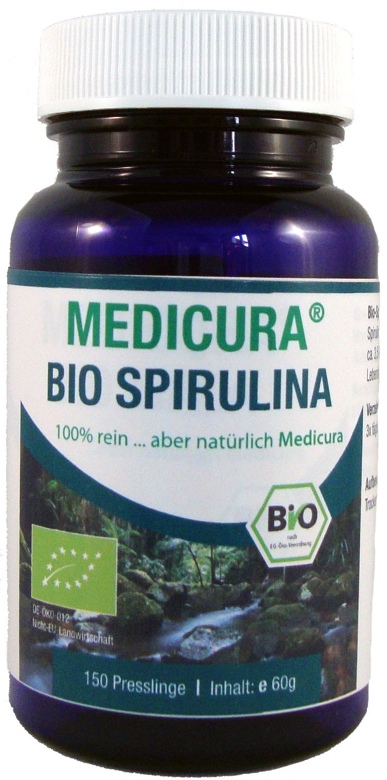 SPIRULINA BIO (400 mg) 150 TABLETEK - MEDICURA (2 szt.)