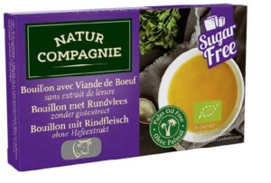 BULION - KOSTKI WOŁOWE BEZ DODATU CUKRÓW I DROŻDŻY BIO (8 x 10 g) 80 g - NATUR COMPAGNIE (3 szt.)