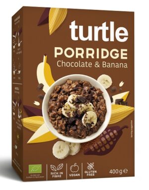 OWSIANKA CZEKOLADOWO - BANANOWA BEZGLUTENOWA BIO 400 g - TURTLE (2 szt.)