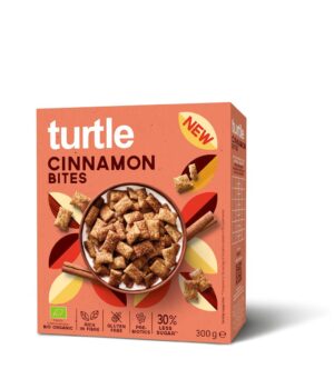 PODUSZKI ZBOŻOWE CYNAMONOWE BEZGLUTENOWE BIO 300 g - TURTLE (2 szt.)