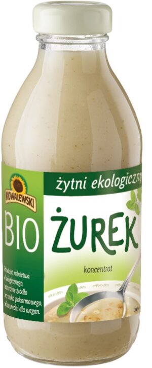 ŻUREK ŻYTNI KONCENTRAT BIO 320 ml - KOWALEWSKI (4 szt.)