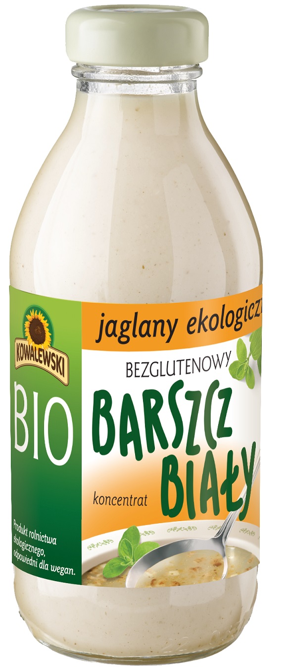 BARSZCZ BIAŁY JAGLANY BEZGLUTENOWY KONCENTRAT BIO 320 ml - KOWALEWSKI (4 szt.)