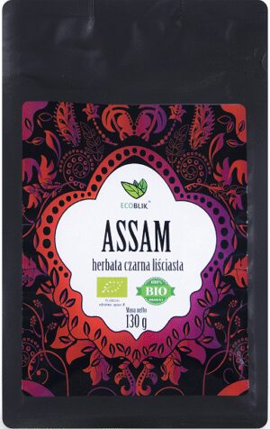 HERBATA CZARNA LIŚCIASTA ASSAM BIO 130 g - ECOBLIK (2 szt.)