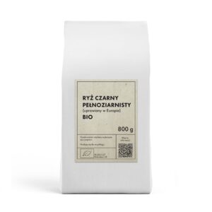RYŻ CZARNY PEŁNOZIARNISTY (UPRAWIANY W EUROPIE) BIO 800 g - THE PLANET (1 szt.)