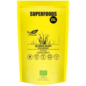 JĘCZMIEŃ MŁODY SPROSZKOWANY BIO 400 g - BIO PLANET SUPERFOODS (1 szt.)