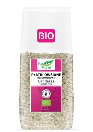 PŁATKI OWSIANE BEZGLUTENOWE BIO 600 g - BIO PLANET (3 szt.)