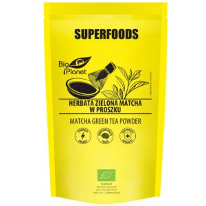 HERBATA ZIELONA MATCHA BIO 100 g - BIO PLANET SUPERFOODS (2 szt.)
