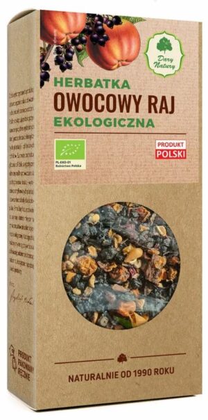 HERBATKA OWOCOWY RAJ BIO 100 g - DARY NATURY (2 szt.)