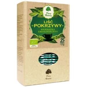 HERBATKA LIŚĆ POKRZYWY BIO (25 x 1,5 g) 37,5 g - DARY NATURY (3 szt.)