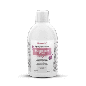 SUPLEMENT DIETY KWAS HIALURONOWY W PŁYNIE BEZGLUTENOWY 500 ml - PHARMOVIT (1 szt.)