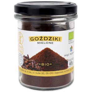 GOŹDZIKI MIELONE BEZGLUTENOWE BIO 65 g - PIĘĆ PRZEMIAN (2 szt.)