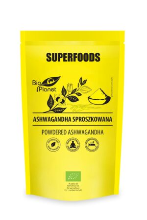 ASHWAGANDHA SPROSZKOWANA BIO 150 g - BIO PLANET SUPERFOODS (2 szt.)