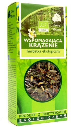 HERBATKA WSPOMAGAJĄCA KRĄŻENIE BIO 50 g - DARY NATURY (3 szt.)