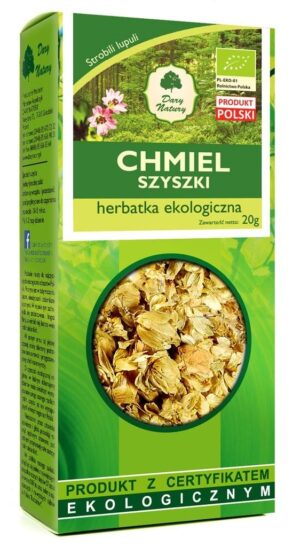 HERBATKA SZYSZKI CHMIELU BIO 20 g - DARY NATURY (4 szt.)