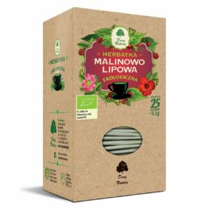HERBATKA MALINOWO - LIPOWA BIO (25 x 2,5 g) 62,5 g - DARY NATURY (2 szt.)
