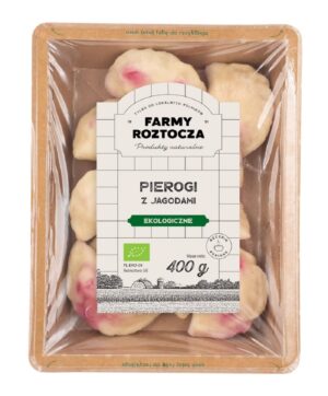 PIEROGI Z JAGODAMI BIO 400 g - FARMY ROZTOCZA (NA ZAMÓWIENIE) (1 szt.)
