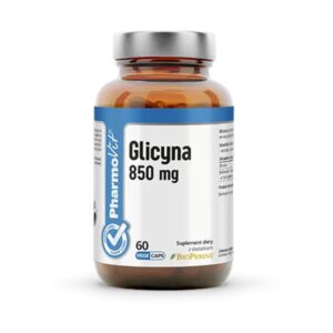 GLICYNA (850 mg) BEZGLUTENOWA 60 KAPSUŁEK - PHARMOVIT (CLEAN LABEL) (1 szt.)