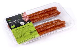 KABANOSY DROBIOWE BIO (6 szt.) 150 g - WASĄG (NA ZAMÓWIENIE) (1 szt.)
