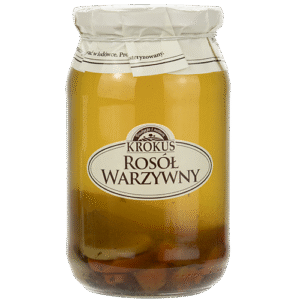 BULION WARZYWNY W PŁYNIE BEZ DODATKU CUKRÓW BEZGLUTENOWY 810 ml - KROKUS (2 szt.)