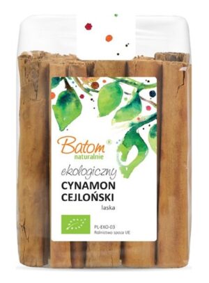 CYNAMON CEJLOŃSKI LASKA BIO 125 g - BATOM (1 szt.)