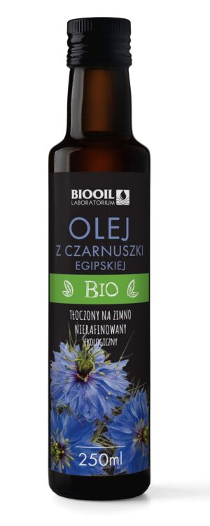 OLEJ Z CZARNUSZKI FILTROWANY TŁOCZONY NA ZIMNO BIO 250 ml - BIOOIL (1 szt.)