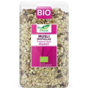 MUSLI TROPIKALNE BIO 600 g - BIO PLANET (2 szt.)