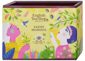 KOLEKCJA HERBAT I HERBATEK WIELKANOCNYCH BIO PIRAMIDKI 3 SMAKI (12 x 2 g) 24 g - ENGLISH TEA SHOP ORGANIC (PRODUKT SEZONOWY) (1 szt.)