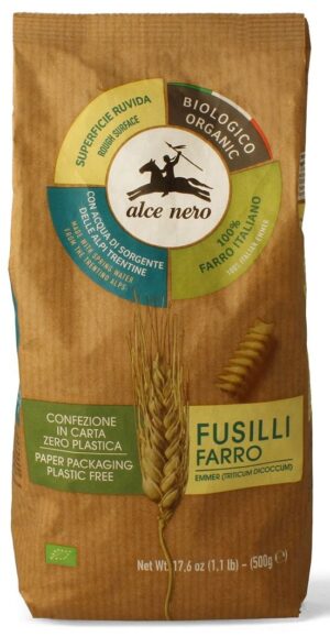 MAKARON (Z PŁASKURKI) ŚWIDERKI BIO 500 g - ALCE NERO (2 szt.)