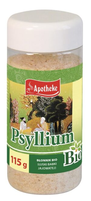 BŁONNIK (ŁUSKI BABKI JAJOWATEJ) BIO 115 g - APOTHEKE (2 szt.)