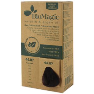 FARBA DO WŁOSÓW MOKKA (44.07) 250 g - BIOMAGIC (2 szt.)