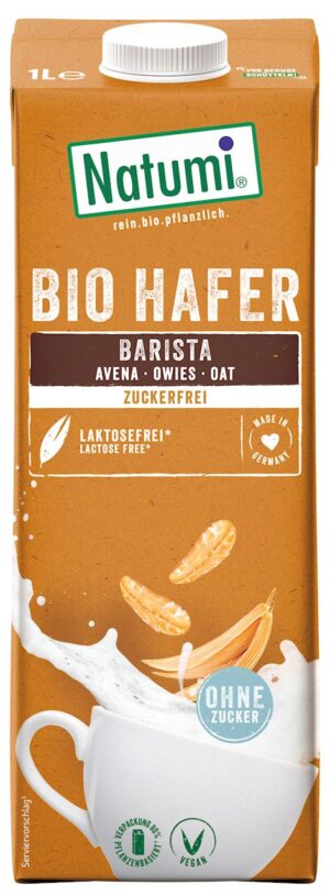 NAPÓJ OWSIANY BARISTA BEZ CUKRU BIO 1 L - NATUMI (3 szt.)